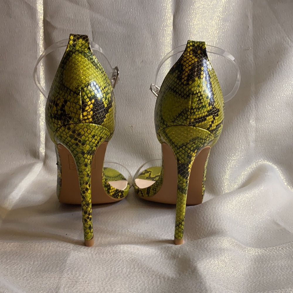 Neon Sandal Heels - Picture 3 of 4